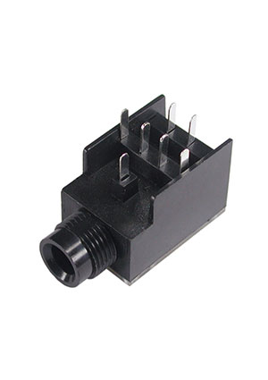 Dragon City ST-004M-02 (СТ), Гнездо на плату стерео 6.35мм Аудио разъемы Jack