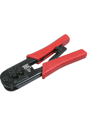 Китай 12-3432-4 (HT-568R), Кримпер для обжима разъемов RJ-45 (8P8C), RJ-12 (6P6C) и RJ-11 (6P4C и 6P2C) кримперы, пресс-клещи