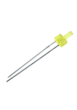 Kingbright L-13YD, Светодиод Flat Top желтый 70  d=2мм 8мКд 588нМ прямоугольные и цилиндрические светодиоды