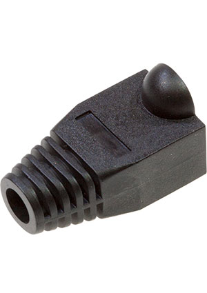 Connfly SS-320A-BLACK (DS1124-02), Колпачок черный для TP8P8C (RJ-45) разъемы телефонные и сетевые