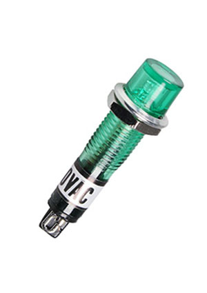 Китай N-814-G  220V, лампа неоновая зеленая лампы неоновые