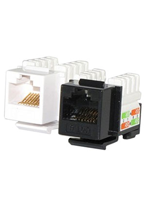 HYC-K8B2110, ������� Keystone 8P8C (RJ-45) CAT.6, ����� (PUNCH DOWN)