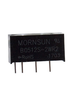 B0512S-2WR2, DC-DC ��������������� 2�� �� 5� ��� 12� SIP 1500�