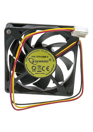 D7015SM-3, ���������� Gembird D7015SM-3, 70x70x15, ��������� ����������, 3pin, ������ 25��
