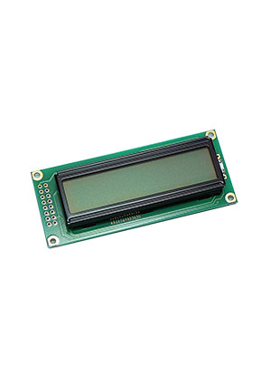 WINSTAR WH1602C-YGH-CT#, ЖКИ симв, 16х2, подсв. Ж-З, инд. Серый ЖК индикаторы знакосинтезирующие