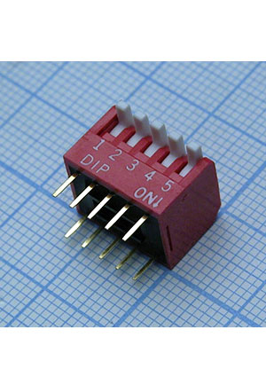 DIPTRONICS DPL-05-V (NDPL-05-V), SWD-05RL DIP-переключатели