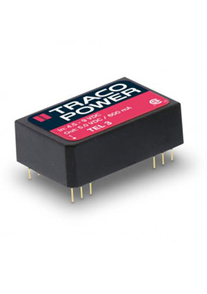 TEL 3-4811, ��������������� DC/DC �� �������� ����� ���� 48� ����� 5� 0.6A 3�� 12-Pin PDIP