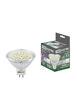 SQ0340-0028, ����� ������������ MR16-5 ��-220 � -4000 � GU 5,3 SMD