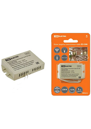 TDM Electric SQ0360-0006, Блок защиты галогенных ламп 25-150 Вт БЗ-150 стабилизаторы напряжения
