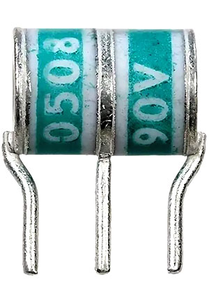 BOURNS 2026-09-C2LF, 7.9x11.3mm 90V +20% 20kA/20A 3-х элек. газовые разрядники