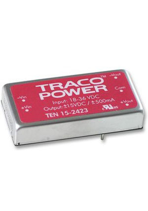 TEN 15-2423, DC/DC преобразователи на печатную плату, корпус 2X1INCH