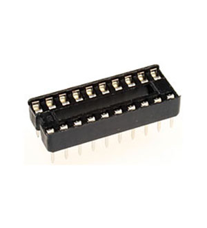 DS1009-20AT1NX-0A2, Панели установочные для микросхем, корпус DIP20