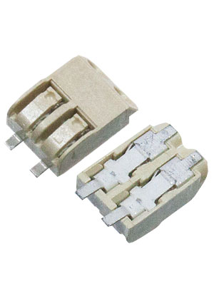 KLS L-KLS2-L13-02P, колодка клеммная на плату 2 контакта шаг 6мм светодиодные разъемы