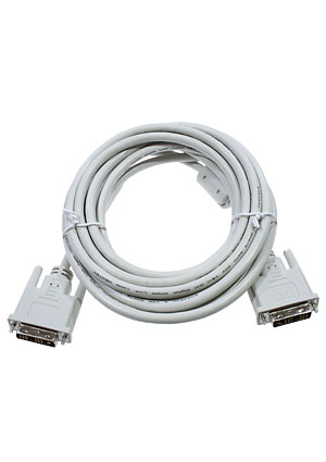 Gembird CC-DVI-15, Кабель DVI-D single link/19M,4.5м, сер., экр., феррит шнуры аудио-видео
