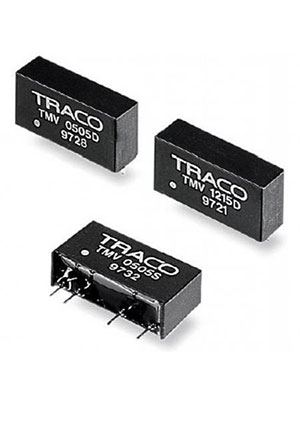 TMV 1205S, ��������������� DC/DC �� �������� ����� ���� 12� ����� 5� 0.2A 1�� 4-Pin SIP