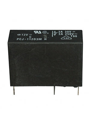 1-1721081-2, Реле 1зам. 12VDC, 3A/ 250VAC