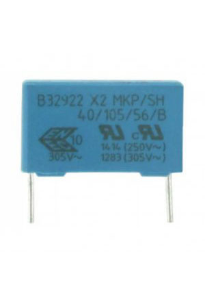TDK EPCOS B32922C3683K, Фильтр X2 0.068uF 10% 305Vac e:15mm конденсаторы помехоподавляющие