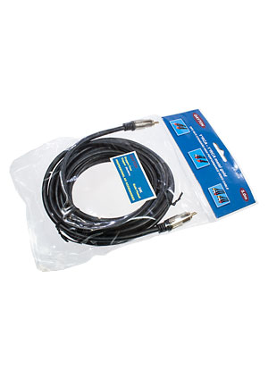 3-0313-5.0, ���� A/V 1-1 RCA �etal-gold, d=6 ��, 5.0 �