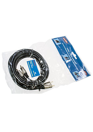 3-0316-5.0, ���� A/V 2-2 RCA �etal-gold, d=4*8 ��, 5.0 �