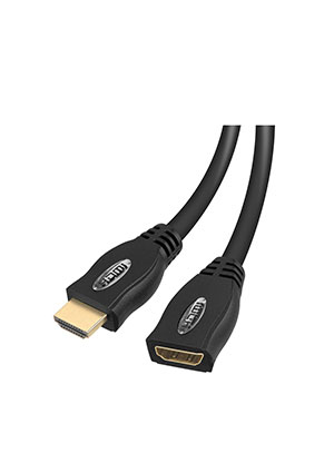Pro Legend HDMF1.8 (1.5), Кабель удлинитель HDMI (F) - HDMI (M), версия 1.4, поддержка Ethernet/3D/4К, 1,5м( 1. шнуры аудио-видео