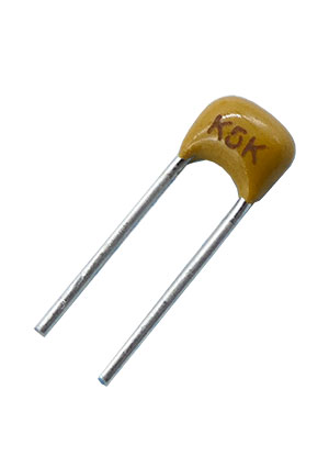 KEMET C320C104K5R5TA, Radial, X7R 0.1uF +10% 50V 2.54mm конденсаторы керамические выводные