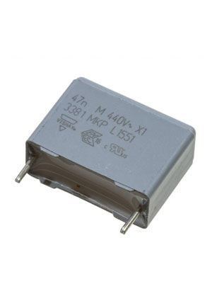 VISHAY BFC233810473, фильтр X1 0.047uF 20% 1000Vdc/440Vac P:15mm конденсаторы помехоподавляющие