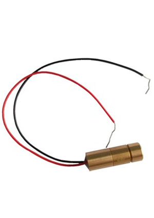 DESHENG DSC6502-0926, Лазерный модуль d9x26mm (size with driver) 2mW, 650 nm, cross , 3-5V, brass лазерные диоды и модули