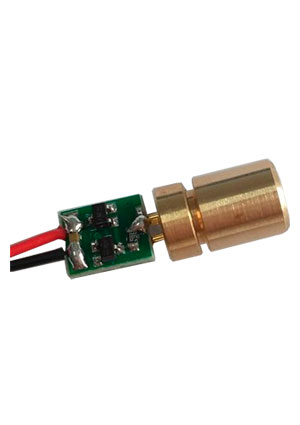 DESHENG DSP8503-6.510, Лазерный модуль d6.5x10mm 3 mW , 850 nm , dot, 3 -5 V, brass лазерные диоды и модули