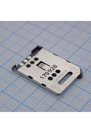 Molex 473882001, Sim card разъем держатели SIM карт и карт памяти