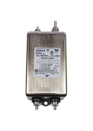 TE Connectivity 2-6609037-3, сетевой фильтр 15А 250В 15EMC6=F8151 сетевые фильтры подавления ЭМП
