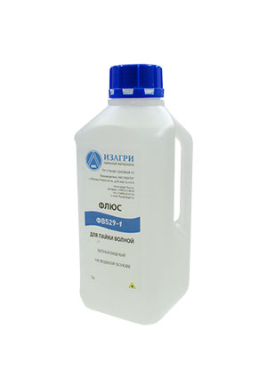 Изагри ФВ529-1 10L, флюс на водной основе активный ORH0 No-Clean 10л Изагри флюс и паста