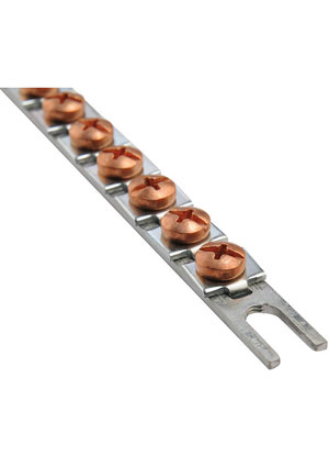 BOPLA 21004700, E Шины заземления с установленными зажимами A 122, 123 / P 331 шины