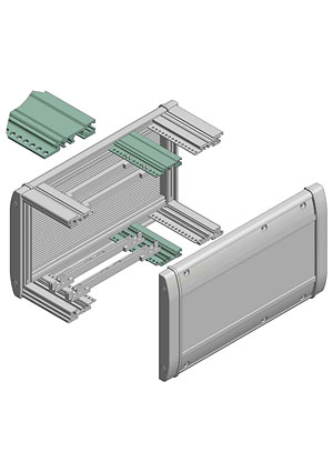 BOPLA 95300045, ITPB 004500 Профили шин L=431,8 mm корпуса Intertego