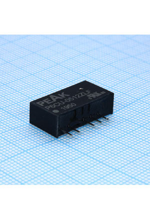P6CU-0512ZLF, DC/DC преобразователи на печатную плату, корпус SIP7