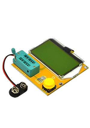 FNIRSI LCR-T4 + корпус, Тестер LCR (RLC) электронных компонентов, включая ESR конденсаторов RCL-измерители