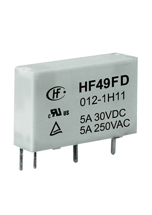 HF49FD/012-1H12F, ����������� ���� �������� SPST 5A 12V 1200, �� �����