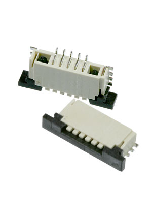 TE Connectivity 84953-5, разъем 1MM FPC HORZ.TOP CONT.ASSY 5P разъемы на гибкий кабель FFC/FPC
