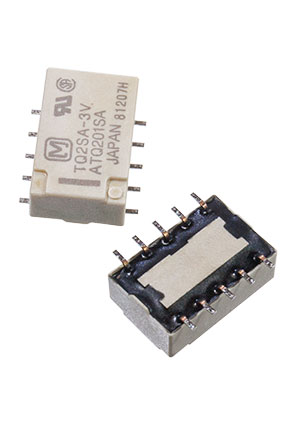 TQ2SA3ZJ, =TQ2SA-3V Electromechanical Relay DPDT 2A 3VDC 64.3Ohm Surface Mount