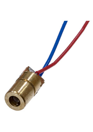 Китай LM6R-dot-5V, лазерный модуль точка красная 6мм 5В 650нм 5мВт лазерные диоды и модули