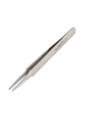 ProsKit TZ-116, Пинцет антимагнитный тупой, 120мм пинцеты, зажимы, инсерторы, экстракторы