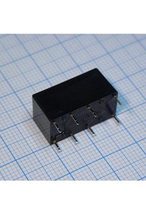 1462000-1, Relay; DPDT; Monostable; 2A; 250VAC/220DC Cntct Rtg; 5VDC Coil Rtg; PCB Mnt; Thru-Hole