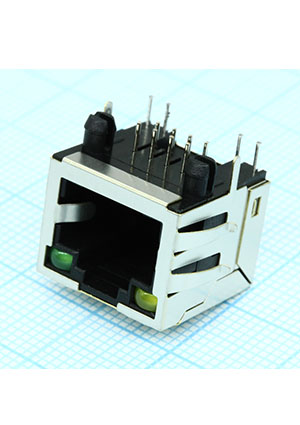 TRXCOM TRJE101AGNL, гн RJ45 разъемы телефонные и сетевые