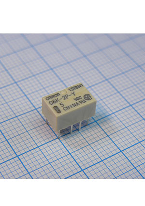 G6K-2PY-5VDC, Signal Relay 5VDC 1A DPDT(10x6.5x5)mm THT