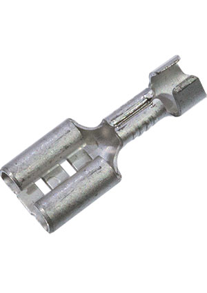 TE Connectivity 41729-2, FASTON 250 RECEPTACLE 18-16 AWG TPBR клеммы ножевые быстрого соединения