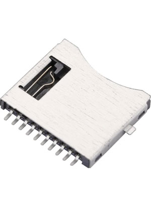 Китай Micro SD-05, держатель SIM карты, 5В 11,1*12,1*1,7мм держатели SIM карт и карт памяти