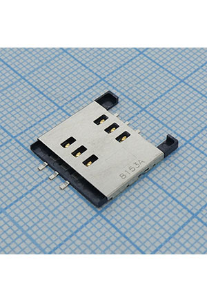 Molex 1050480001, Sim card разъем держатели SIM карт и карт памяти