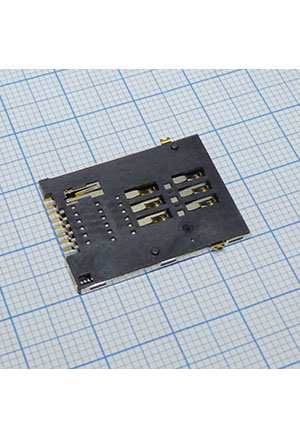 Molex 475533001, Sim card разъем держатели SIM карт и карт памяти