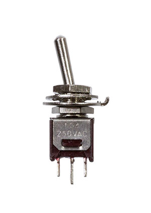 Daier SMTS-102-2A1, миниатюрный тумблер ON-ON 3 контакта красный тумблеры