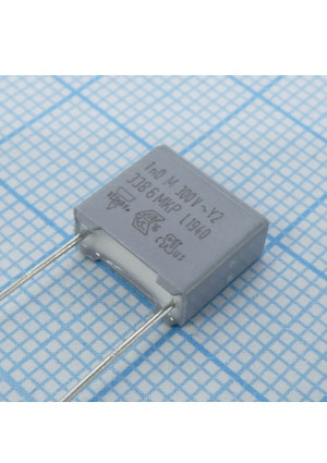 VISHAY BFC233866102, фильтр Y2 0.001uF 20% 300Vac p:7,5mm конденсаторы помехоподавляющие