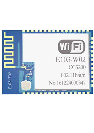 EBYTE E103-W02, модуль WiFi, CC3200, 2.4GHz, UART, 0.3 км радиомодули